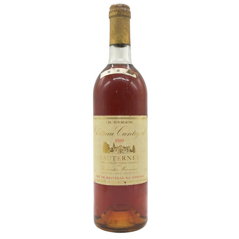 シャトー カントグリル ソーテルヌ 1989年 750ml 14% Chateau Cantegril 白ワイン【S2】