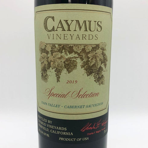ケイマス ヴィンヤーズ スペシャル セレクション カベルネ ソーヴィニヨン 2019 750ml 15.9% CAYMUS VINEYARDS カリフォルニアワイン【L4】