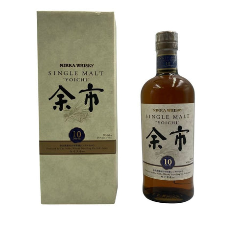 東京都限定◆ニッカ 余市 10年 シングルモルト 旧ラベル 700ml 45% NIKKA 【F4】