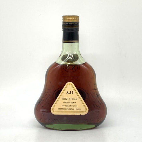 ヘネシーXO グリーンボトル 金キャップ 350ml Hennessy コニャック【U】