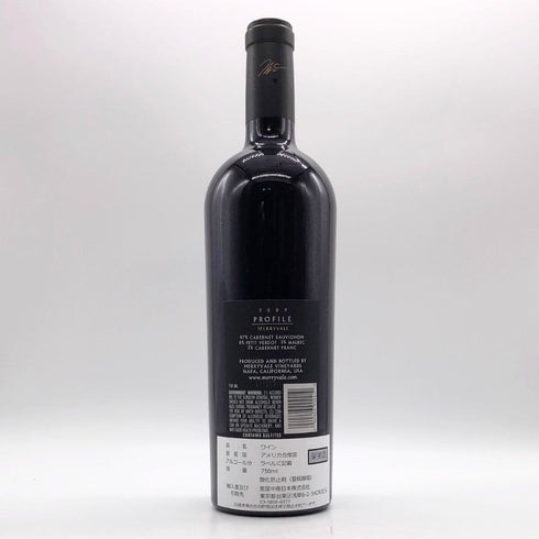 メリーヴェール プロファイル ナパ ヴァレー 2009 750ml 14.8% Merryvale Profile カリフォルニアワイン【W1】
