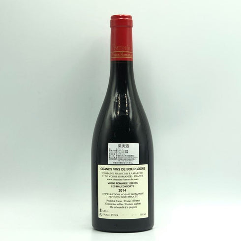 フランソワ ラマルシュ ヴォーヌ ロマネ プルミエクリュ レ マルコンソール 2014 750ml 13% Francois Lamarche Vosne Romanee Les Malconsorts ブルゴーニュワイン【C4】