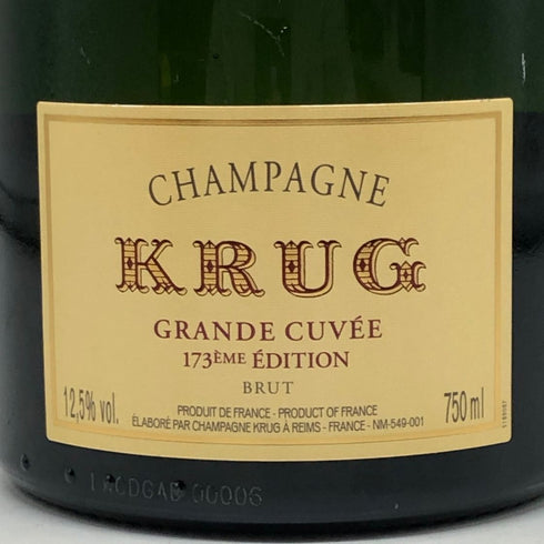 クリュッグ ブリュット 白 750ml 12.5% KRUG BRUT シャンパン【B1】