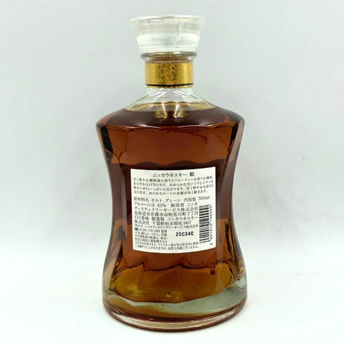 東京都限定◆ニッカ ウイスキー 鶴 スリムボトル 700ml 43% NIKKA WHISKY 【C2】