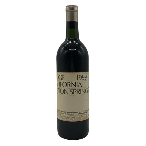 リッジ カルフォルニア ガイザーヴィル 1999 750ml 15% RidgeCalifornia Geyserville カリフォルニアワイン【N4】