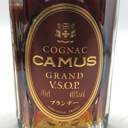 カミュ グランド VSOP クリアボトル 700ml 40% CAMUS GRAND コニャック【S4】
