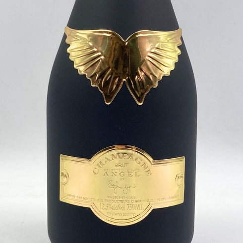 エンジェル ブリュット ブラック 5周年記念ボトル レザーラッチタイプ 750ml 12.5% ANGEL CHAMPAGNE BRUT シャンパン【P】