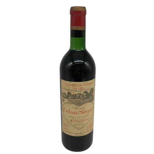 シャトー カロン セギュール 1967 750ml 13% Chateau Calon Segur ボルドーワイン【Q4】