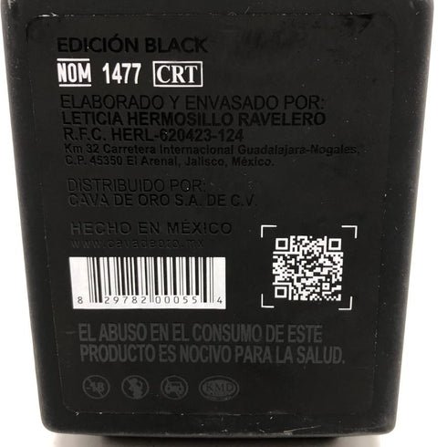カヴァデオロ ブラックエディション 350ml 40% Cava de Oro テキーラ1086g【A0】