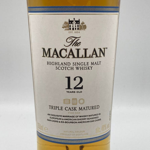 ザ マッカラン 12年 トリプルカスク 350ml 40% The MACALLAN 6本セット スコッチウイスキー【E】