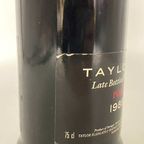 テイラーズ レイト ボトルド ヴィンテージ ポート 1989 750ml 20%想定 TAYLORS 赤ワイン【E1】