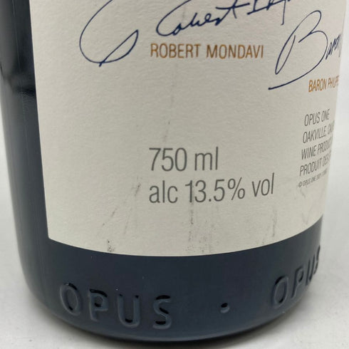 オーパスワン 2019 750ml 13.5% OPUS ONE カリフォルニアワイン【X4】