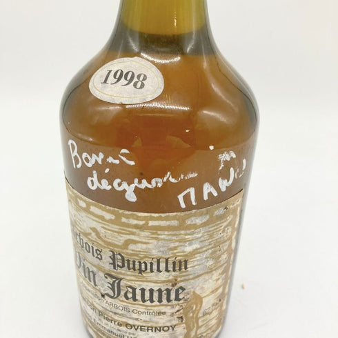 ヴァン ジョーヌ ピエール オヴェルノワ 1998 620ml 13.5% Vin Jaune Pierre Overnoy 【Z】