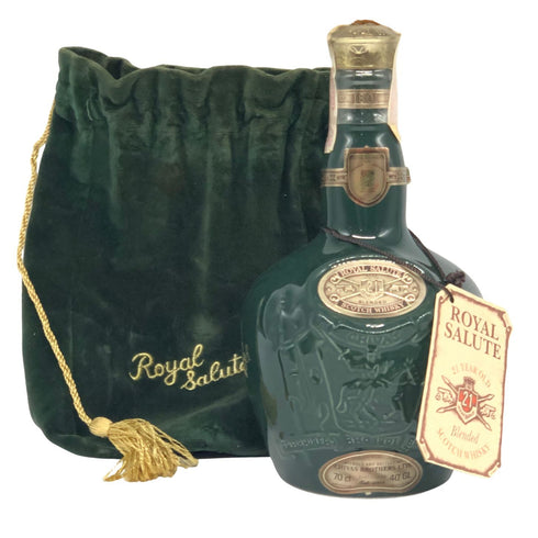 ロイヤルサルート 21年 緑陶器ボトル 700ml 40% ROYAL SALUTE スコッチウイスキー1315g【L0】