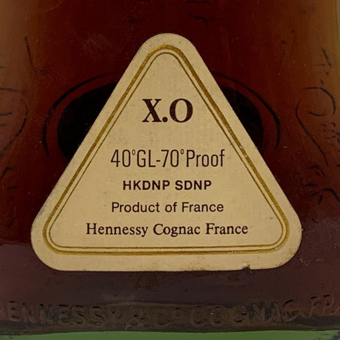 ヘネシーXO グリーンボトル 金キャップ 350ml Hennessy コニャック【U】