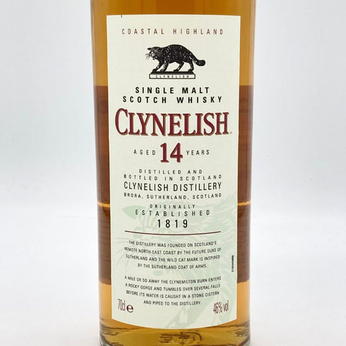 クライヌリッシュ 14年 700ml 46% CLYNELISH スコッチウイスキー【N2】