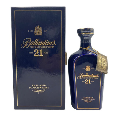 バランタイン 21年 陶器ボトル 700ml 43% Ballantine's スコッチウイスキー1465g【N】