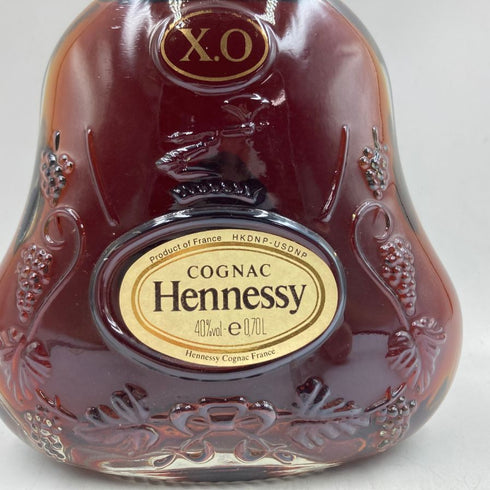 ヘネシーXO クリアボトル 金キャップ 700ml 40% Hennessy 【K1】