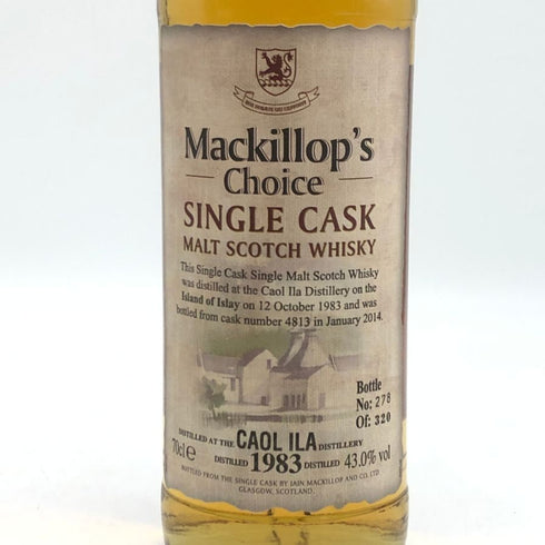 カリラ 30年 1983 マキロップ チョイス 700ml 43% CAOL ILA スコッチウイスキー【H0】