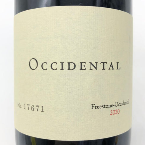 フリーストーン オクシデンタル ピノノワール ソノマ コースト キスラー ヴィンヤーズ 2020 750ml 13.3% Freestone Occidental Sonoma Coast PINOT NOIR Kistler Vineyards カリフォルニアワイン【L0】