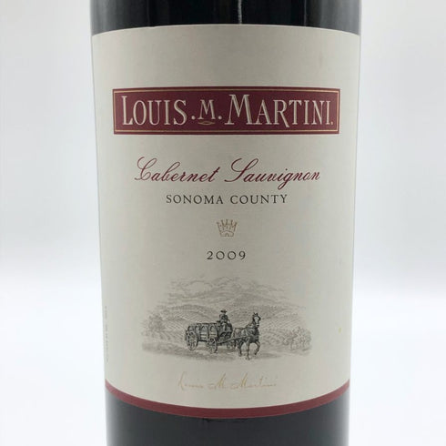 ルイ M マルティーニ カベルネソーヴィニヨン ソノマ カウンティ 2009 750ml 13.8% LOUS M MARTINI Cabernet Sauvignon Sonoma County カリフォルニアワイン【D2】