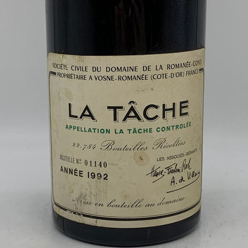 ドメーヌ ド ラ ロマネコンティ ラターシュ 1992 750ml 13.1% DRC Domaine de la Romanee-Conti La Tache ブルゴーニュワイン【同梱不可】【S4】