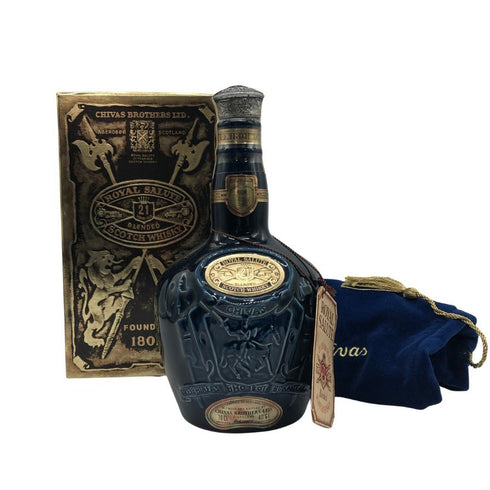 ロイヤルサルート 21年 青 陶器ボトル 700ml 40% ROYAL SALUTE スコッチウイスキー【L4】