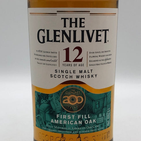 ザ グレンリベット 12年 ファーストフィル アメリカンオーク 200本限定 700ml 43% THE GLENLIVET FIREST FILL AMERICAN OAK スコッチウイスキー【D1】