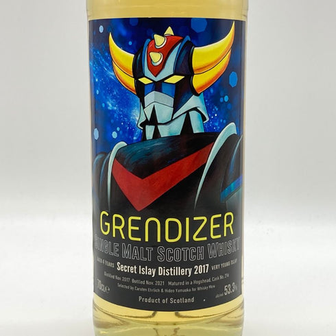 ウイスキーミュウ シークレットアイラ 4年 2017 UFOロボ グレンダイザー 700ml 53.3% スコッチウイスキー【U1】