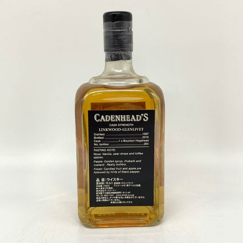 ケイデンヘッド リンクウッド グレンリベット 21年 1997-2018 700ml 56.8% CADENHEAD スコッチウイスキー【Q4】