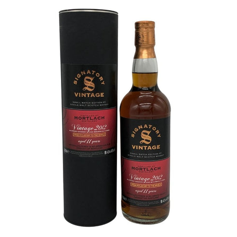 シグナトリー ヴィンテージ スモールバッチ エディション モートラック 2012 11年 700ml 48.2% SIGNATORY スコッチウイスキー【G0】