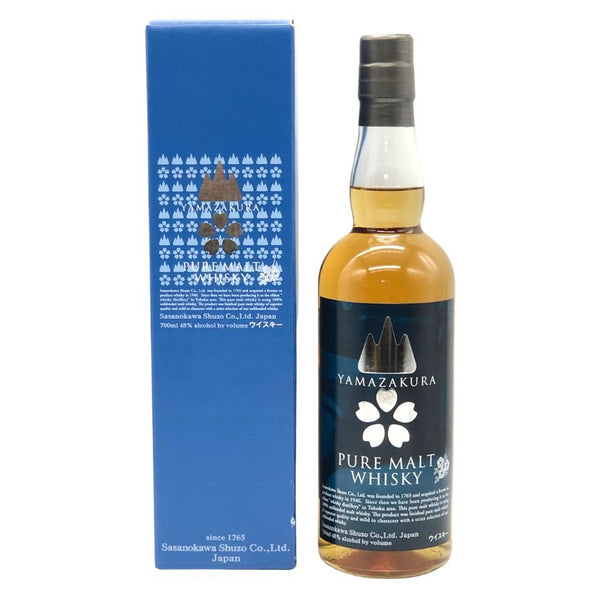 東京都限定◆山桜 PURE MALT WHISKY ピュアモルト ウイスキー 700ml 48% YAMAZAKURA 【D3】