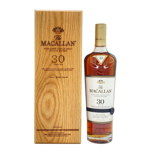 【同梱不可】マッカラン 30年 シェリーオークカスク 2021 700ml 43% MACALLAN SHERRY OAK CASKS スコッチウイスキー【H】