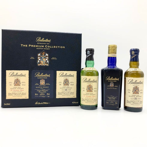 東京都限定◆バランタイン プレミアムコレクション 200ml 43% Ballantine's 3本セット 【I1】