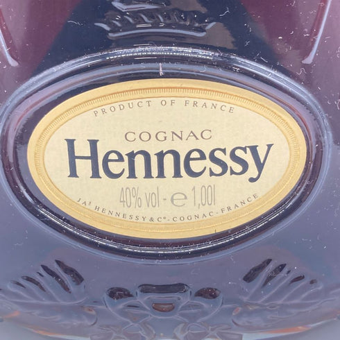 ヘネシー XO 金キャップ クリアボトル 1000ml Hennessy コニャック【K】