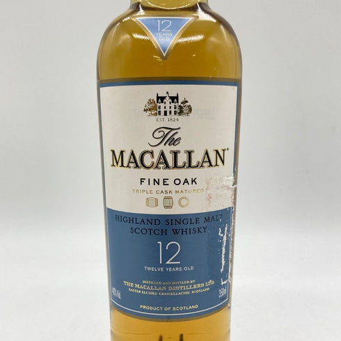 マッカラン 12年 ファインオーク 350ml 40% MACALLAN FINE OAK 【E4】