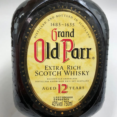 グランド オールドパー 12年 43% 750ml Grand Old Parr スコッチウイスキー【A3】