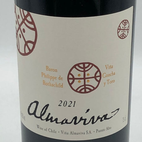 アルマヴィーヴァ コンチャ イ トロ バロン フィリップ ド ロスチャイルド 2021 750ml 15% ALMAVIVA CONCHA Y TORO&BARON PHILIPPE DE ROTHSCHILD 赤ワイン【G4】