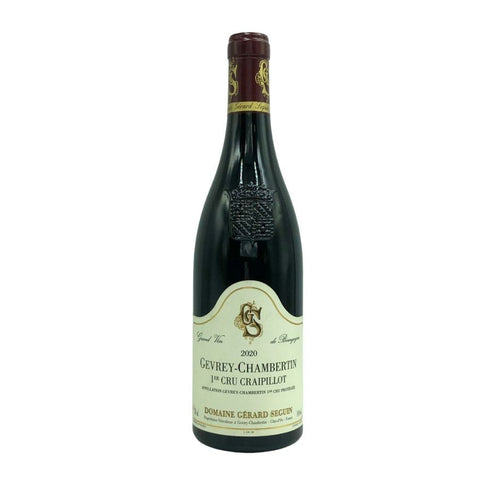 ジェラール セガン ジュヴレ シャンベルタン ルミエ クリュ クレピヨ 2020 750ml 13% DOMENE GERARD SEGUN ブルゴーニュワイン【C2】
