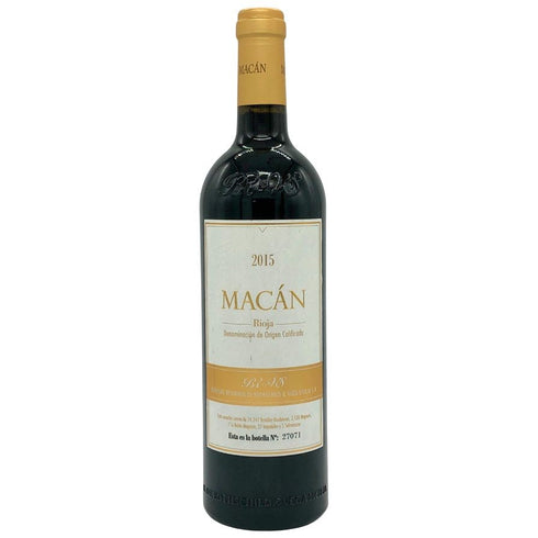 リオハ マカン ボデガス ベンジャミン ド ロートシルト ベガ シシリア 2015 750ml 14.5% Rioja Macan Benjamin de Rothschild Vega Sicilia スパニッシュワイン【M0】