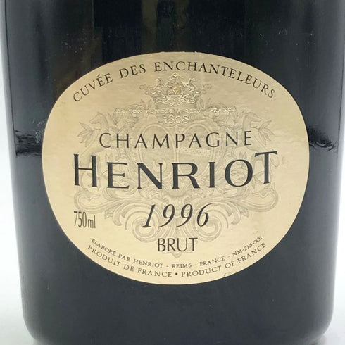 アンリオ キュヴェ デ アンシャンテルール ブリュット 1996 750ml 12% HENRIOT シャンパン【P2】