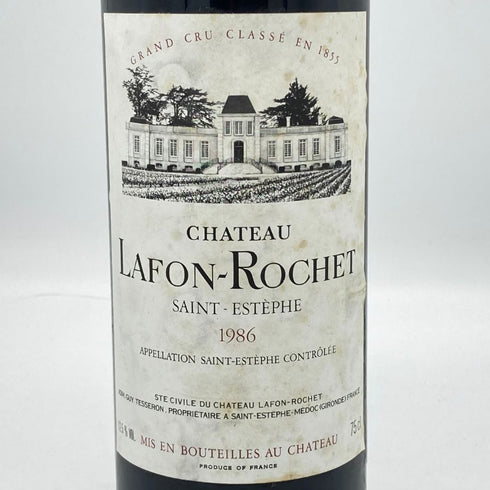 シャトー ラフォン ロシェ サンテステフ 1986 750ml 12.5% Chateau Lafon Rochet ボルドーワイン【V1】