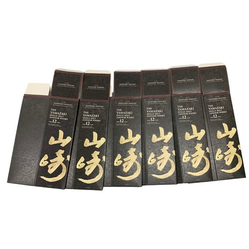 サントリー 山崎 12年 空き箱 化粧箱 カートン 6枚セット SUNTORY【AFI21】
