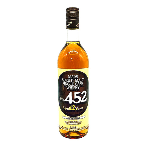 東京都限定◆マルス シングルモルト シェリー452 12年 720ml 43% MARS SINGLE MALT Sherry 【N】