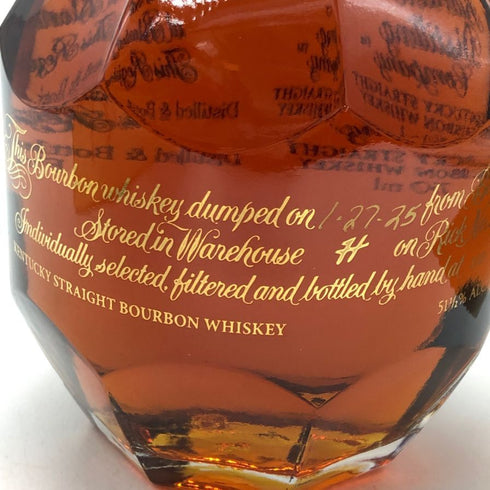 ブラントン シングルバレル ゴールドエディション 2025 750ml 51.5% Blanton's バーボン【D2】