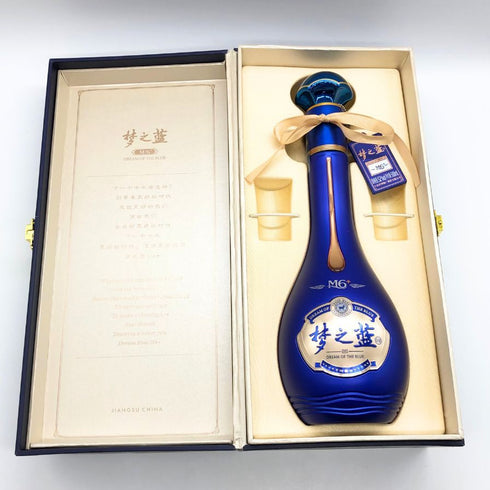 DREAM OF THE BLUE 梦之藍 M6+ 500ml 52% YANGHEDAQU 中国酒1354g【Z1】