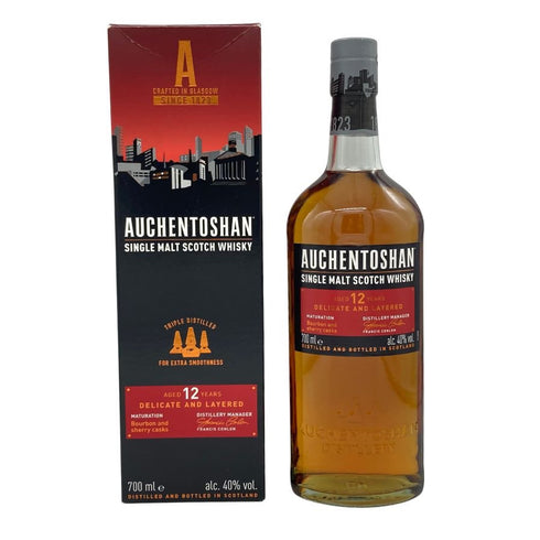 オーヘントッシャン 12年 700ml 40% AUCHENTOSHAN スコッチウイスキー【B1】