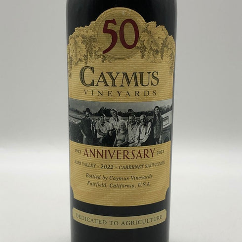 ケイマス ヴィンヤード 2022 50ANNIVERSARY カヴェルネ ソーヴィニョン 14.6% 750ml Caymus Vineyards カリフォルニアワイン【A3】