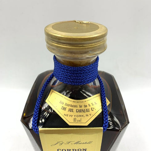 マーテル コルドンブルー バカラ デキャンタ 760ml 40% Martell Cordon Bleu Baccarat Decanter 【W】