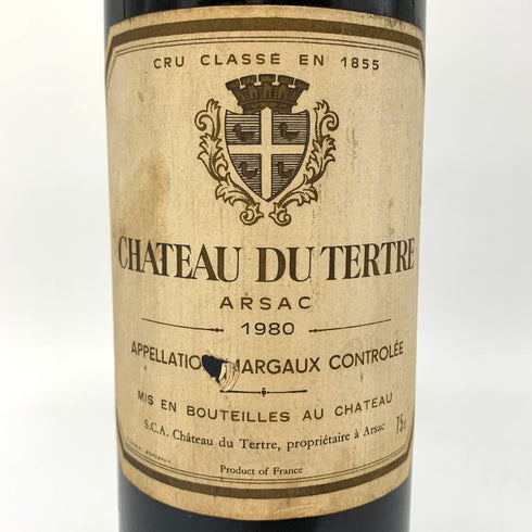 シャトー デュ テルトル 1980 750ml 14%未満 CHATEAU DU TERTRE ボルドーワイン【G1】